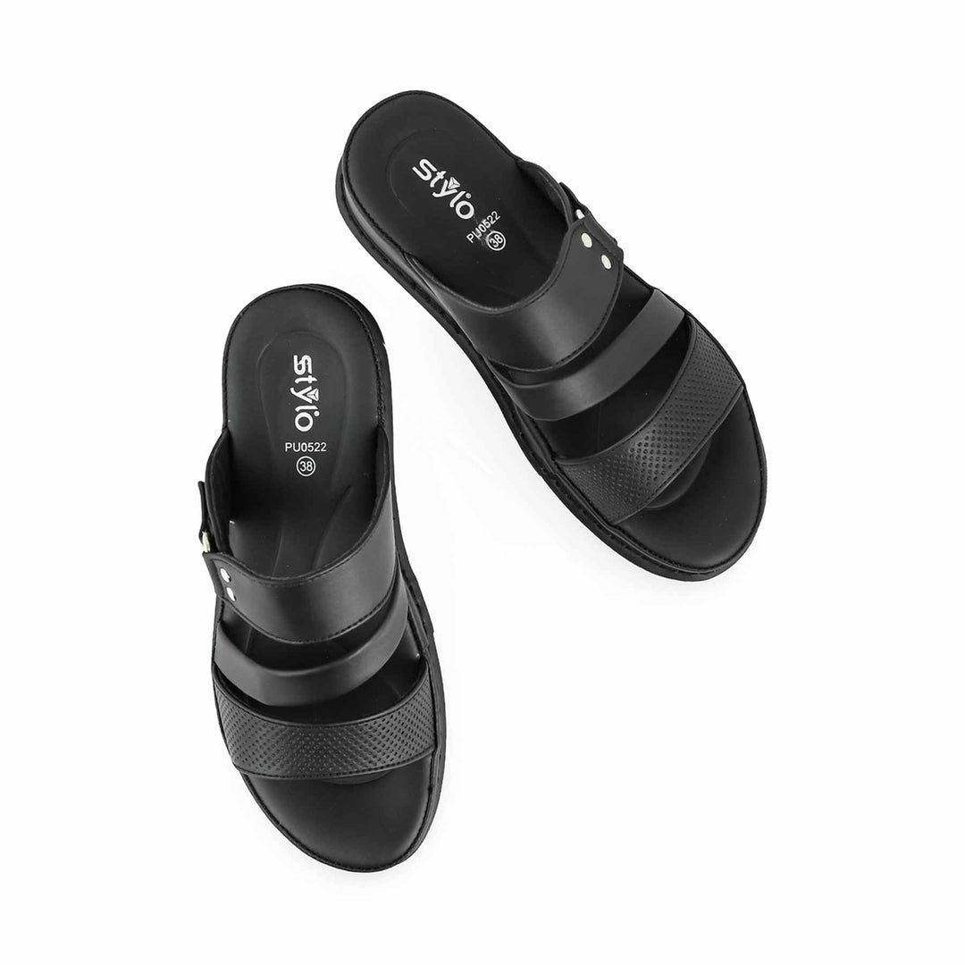 Black Formal Slipper PU0522