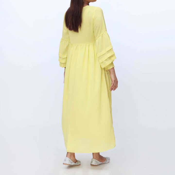 1PC- Solid Georget Chiffon Shirt PW3120