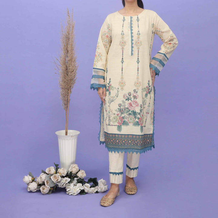 2PC- Printed Khaddar PW4144