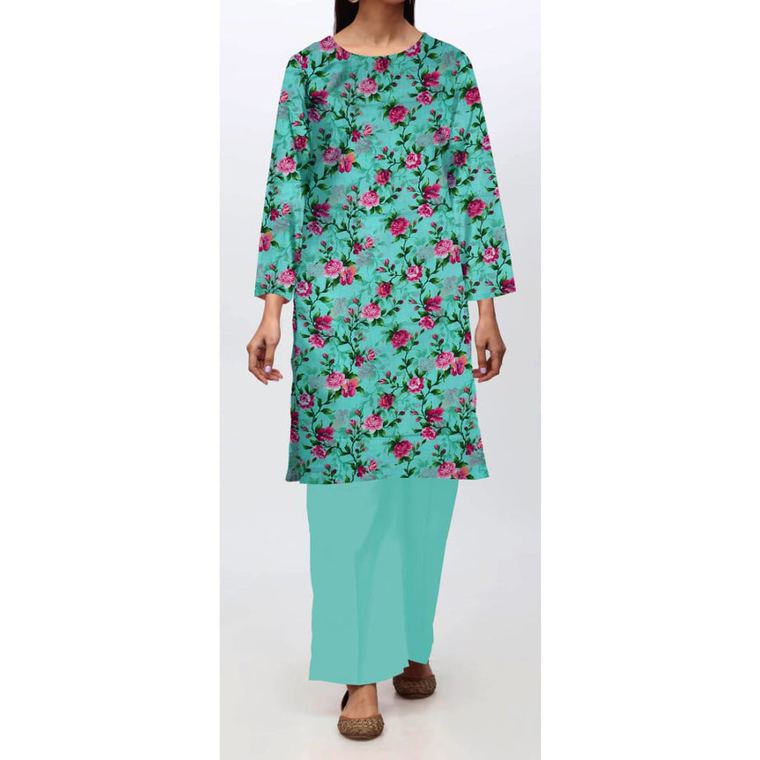 1 PC- Unstitched Digital Printed Bana Doriya Shirt PW4374