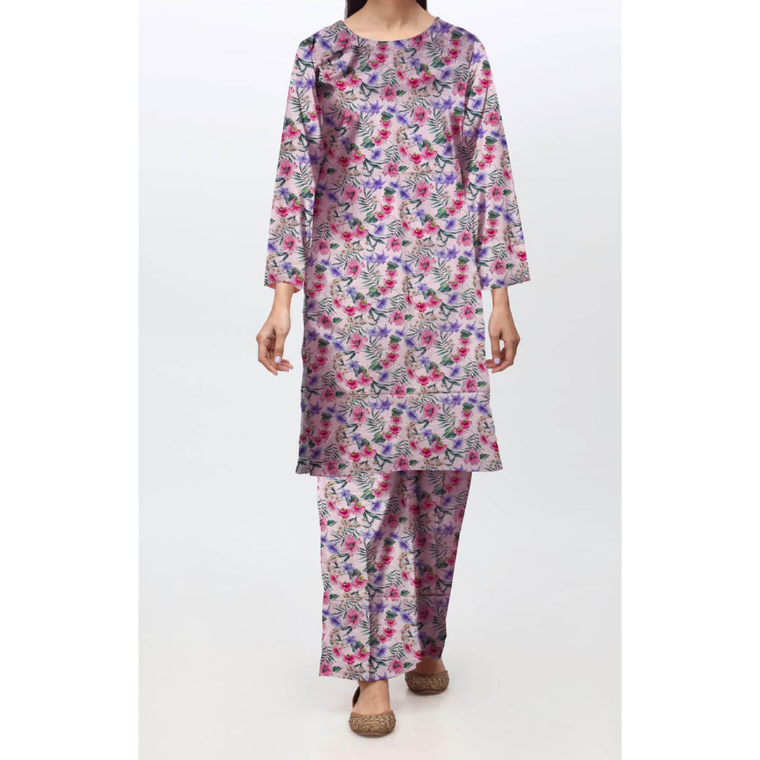 2 PC- Unstitched Digital Printed Linen Suit PW4481