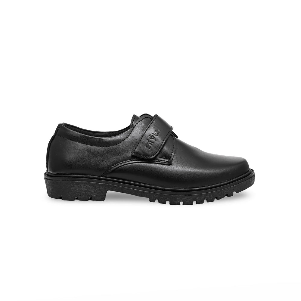 Boys Black School Shoes SK1077