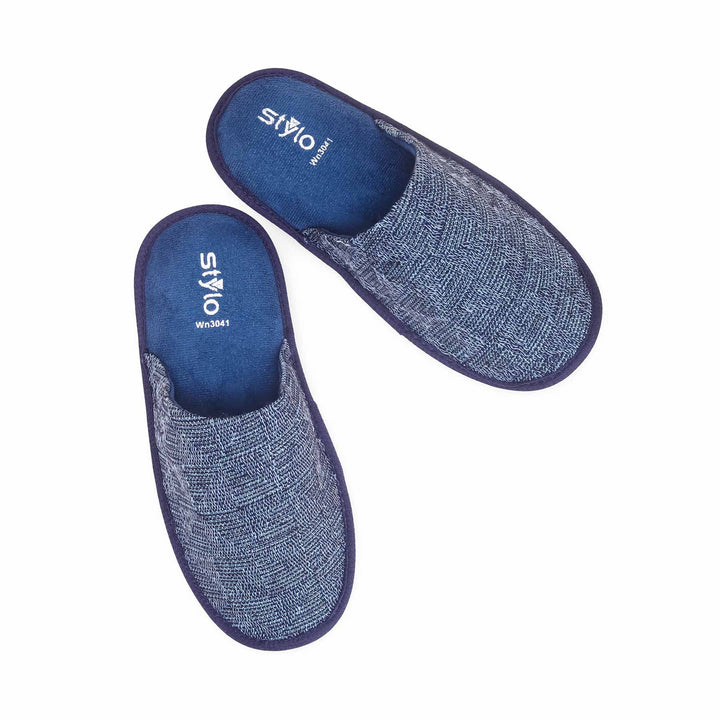 Blue Warm Slipper WN3041