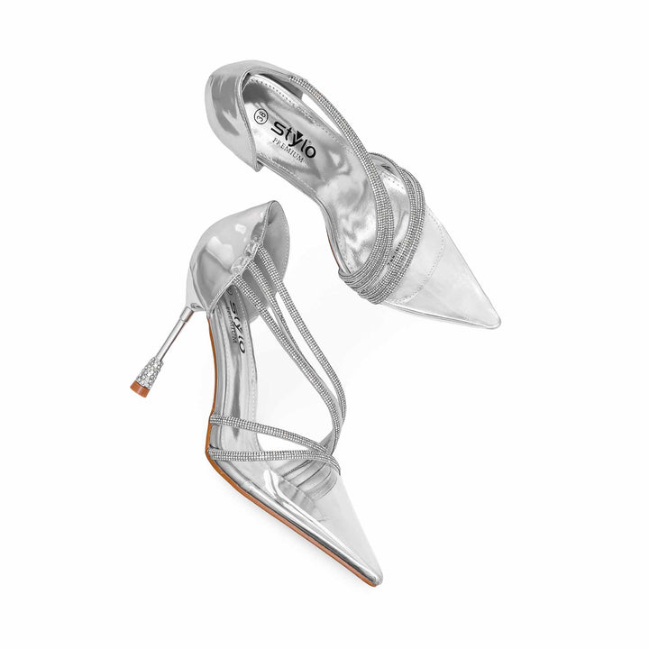 Silver Court Shoes WN7442