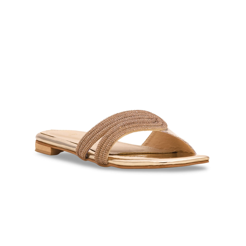 Golden Fancy Slippers FN7686