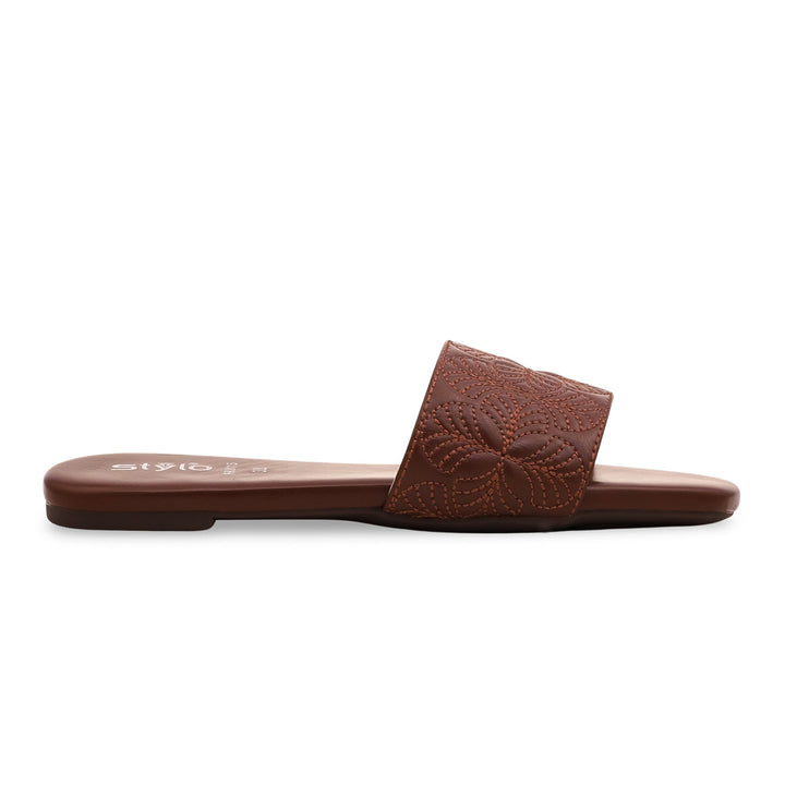 Brown Formal Slipper FR8115