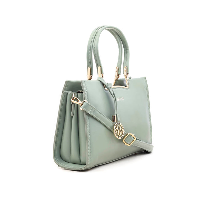 Green Formal Hand Bag P35241