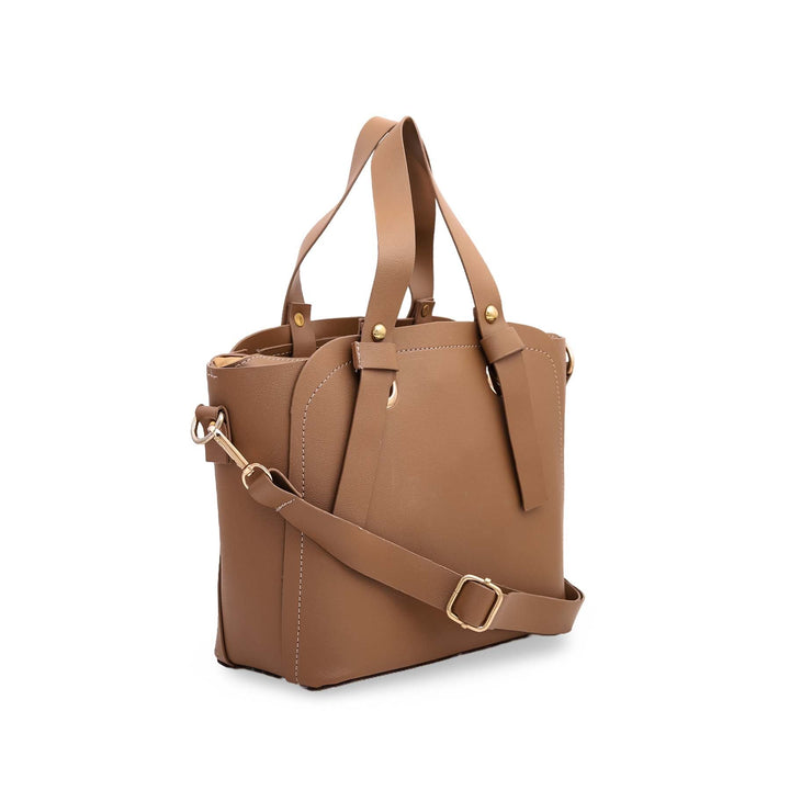 Brown Formal Hand Bag P54322