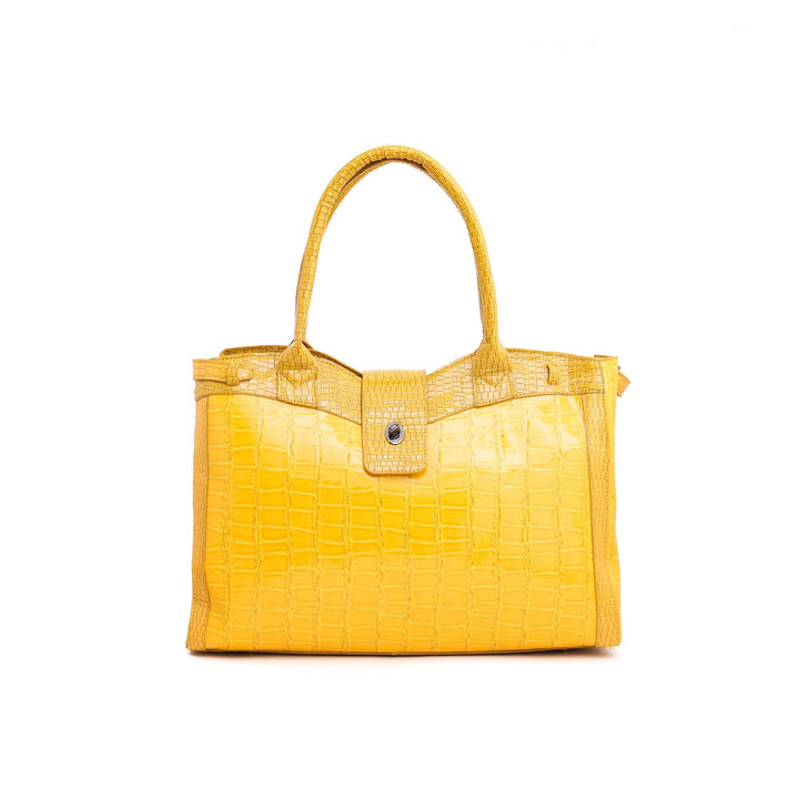 Yellow Formal Hand Bag P54359