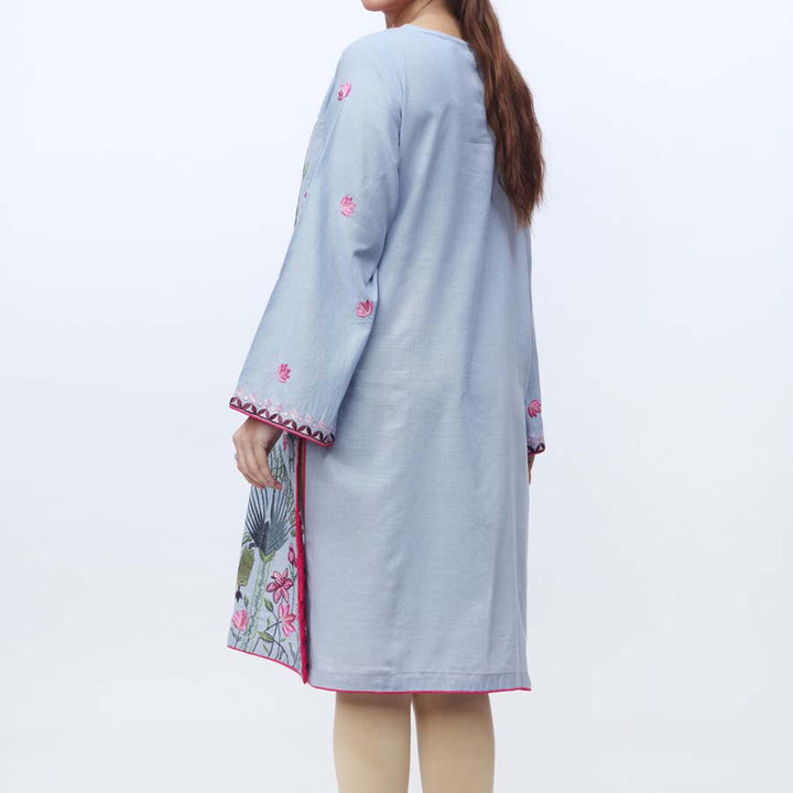 1PC- Embroidered Khaddar Shirt PW3055