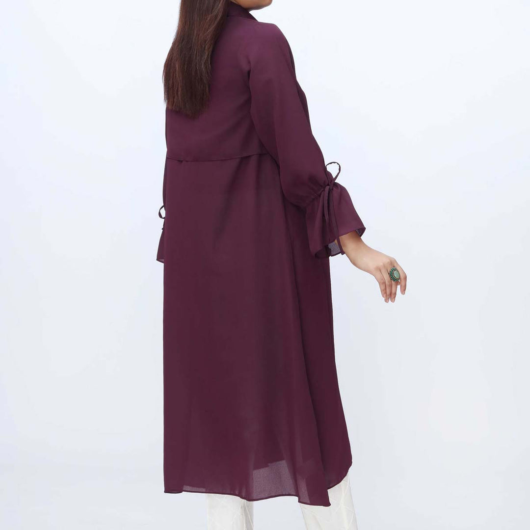 1PC-Solid Georgette Shirt PW3175