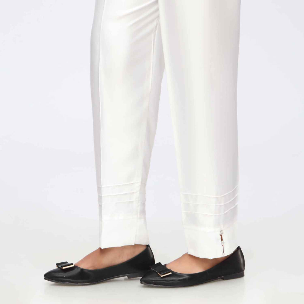 White Shamoz Silk Slim Fit Trouser PW3612