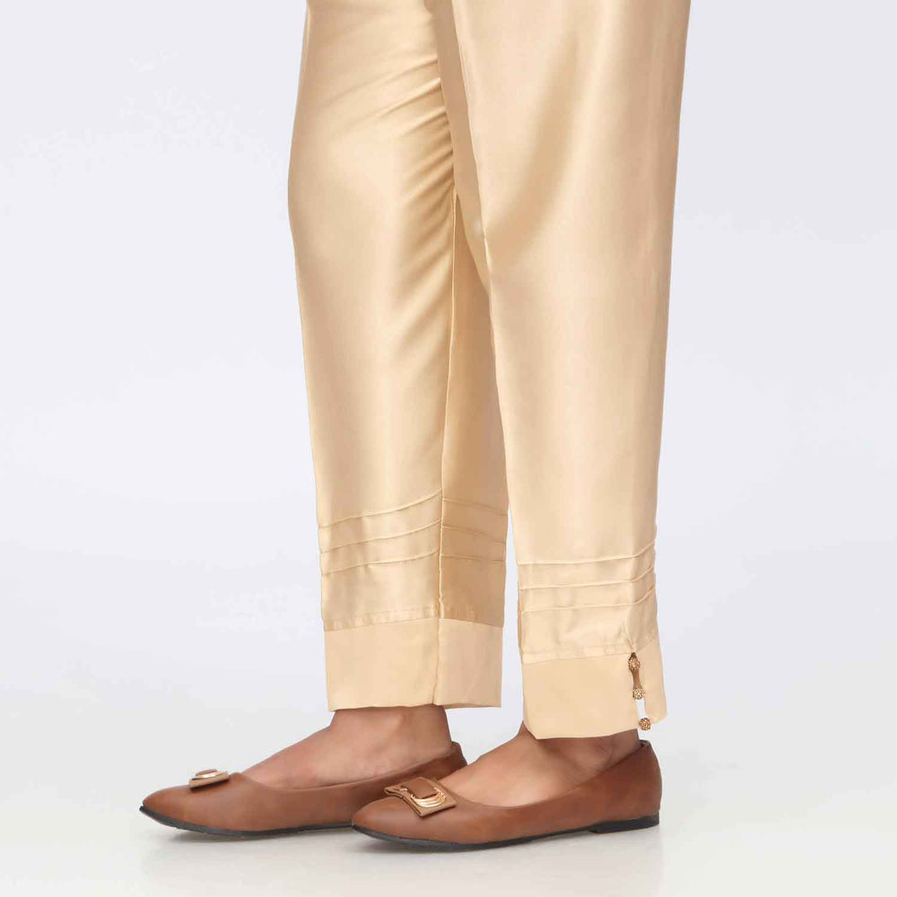 Beige Shamoz Silk Slim Fit Trouser PW3612