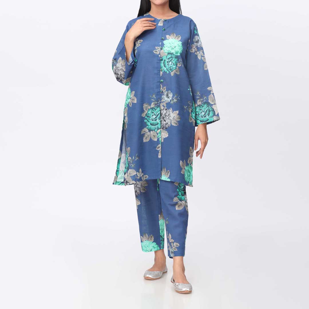 2PC- Digital Printed Khaddar Suit PW9037