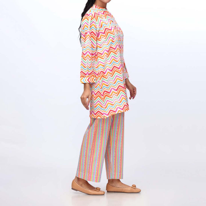 2PC- Printed Khaddar Suit PW9103