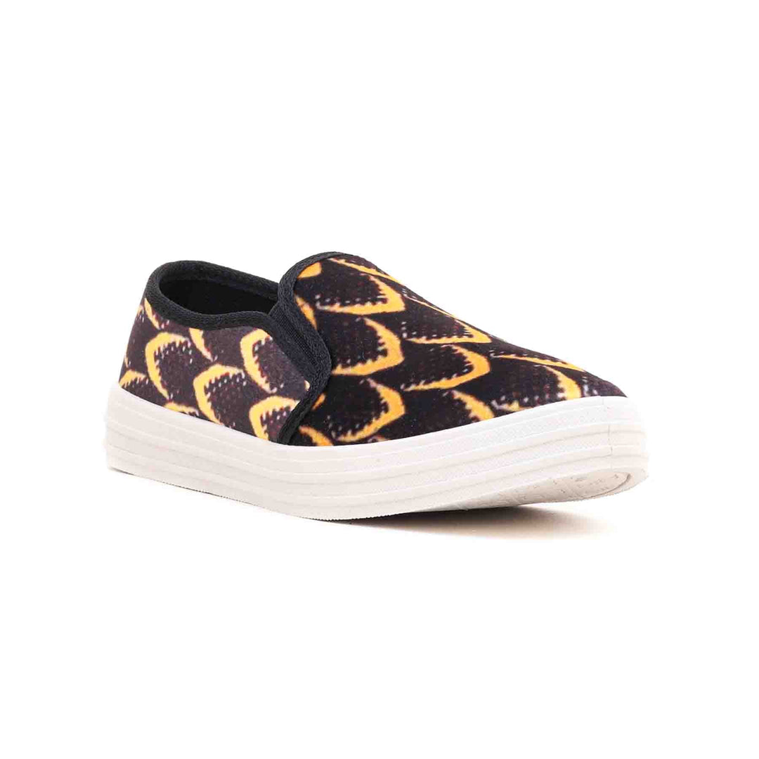 Black Casual Slip Ons WN6133