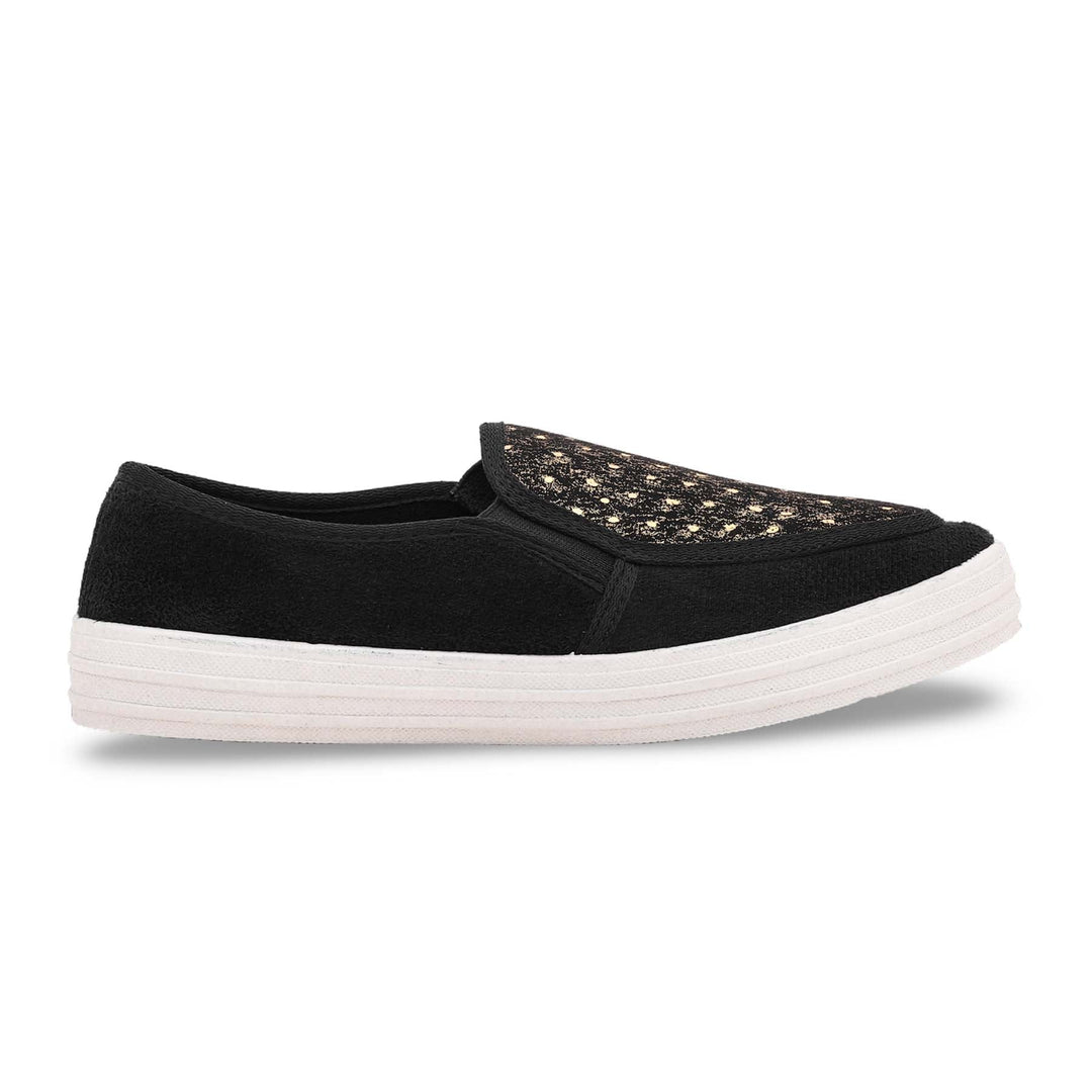 Black Slip Ons WN6146